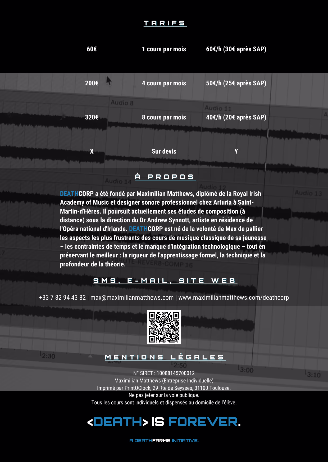 Deathcorp Advertisement Page 2